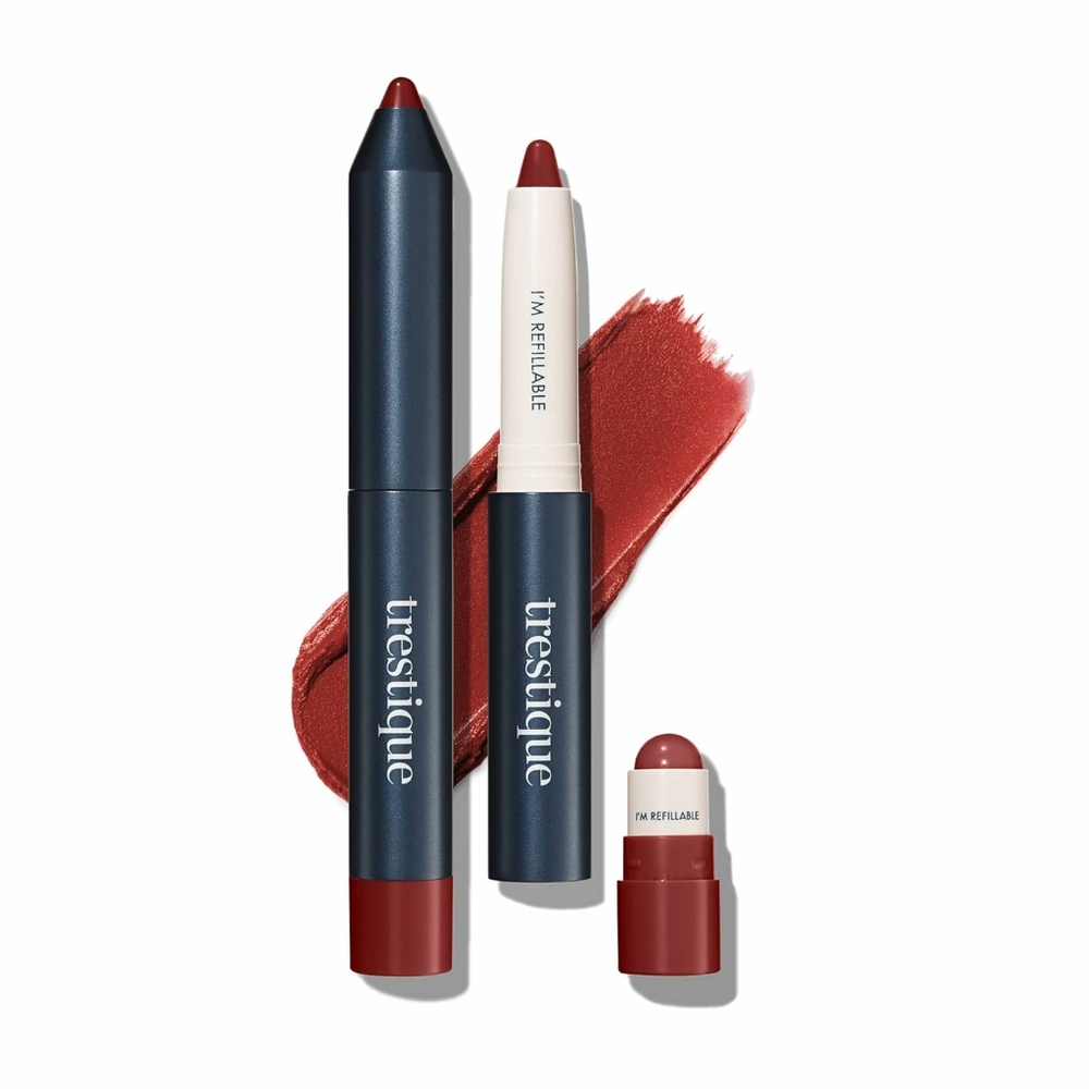 Trèstique Matte Lip Color & Shiny Balm Combo NIB